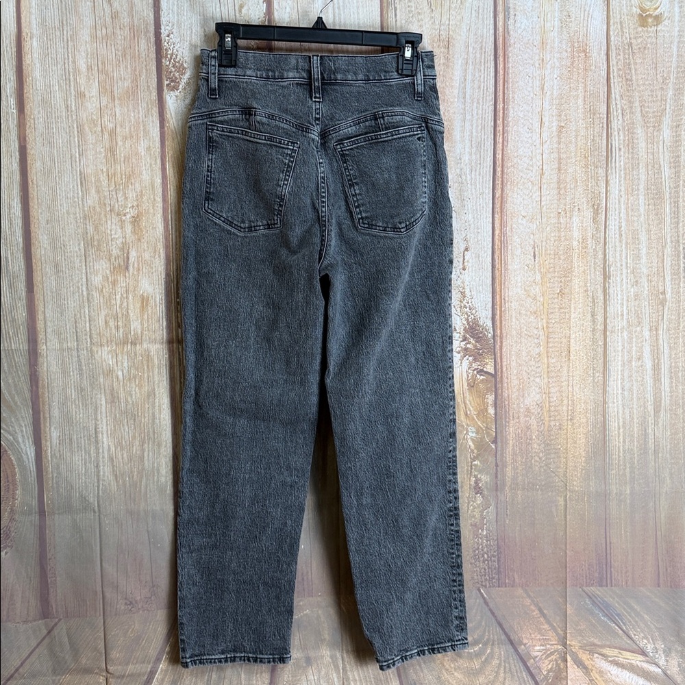 💵Madewell The Perfect Vintage Straight Jean Front Seam in Faded Gray Size 27 - Picture 3 of 13